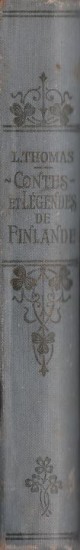 Contes et Légendes de Finlande, 1940. Dos