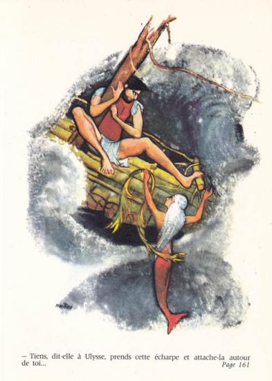 Illustration de Contes et récits de l'Iliade et l'Odyssée, réédition 1974