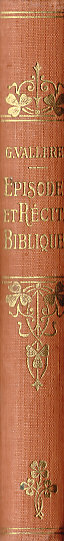 Épisodes et Récits bibliques, 1935. Type 1. Dos