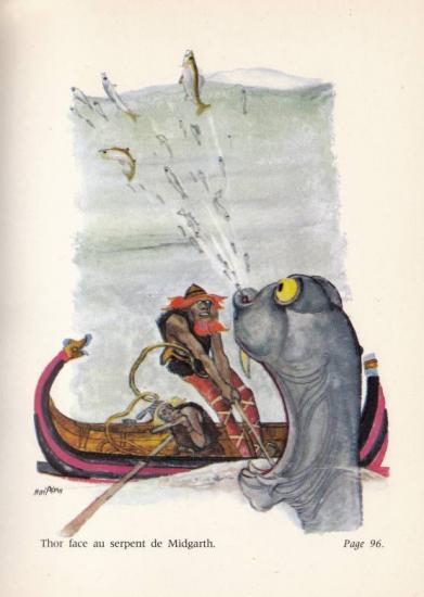 Illustration de Contes et Légendes des Vikings, réédition 1969