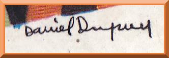 Signature de Daniel Dupuy, Contes et Légendes de l'Egypte Ancienne 1964