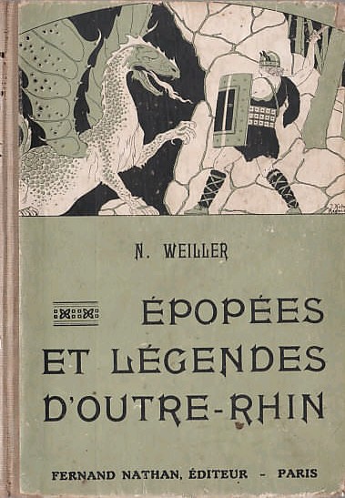Épopées et Légendes d'Outre-Rhin, 1935. Type 1. Illustrateur : Joseph Kuhn-Régnier